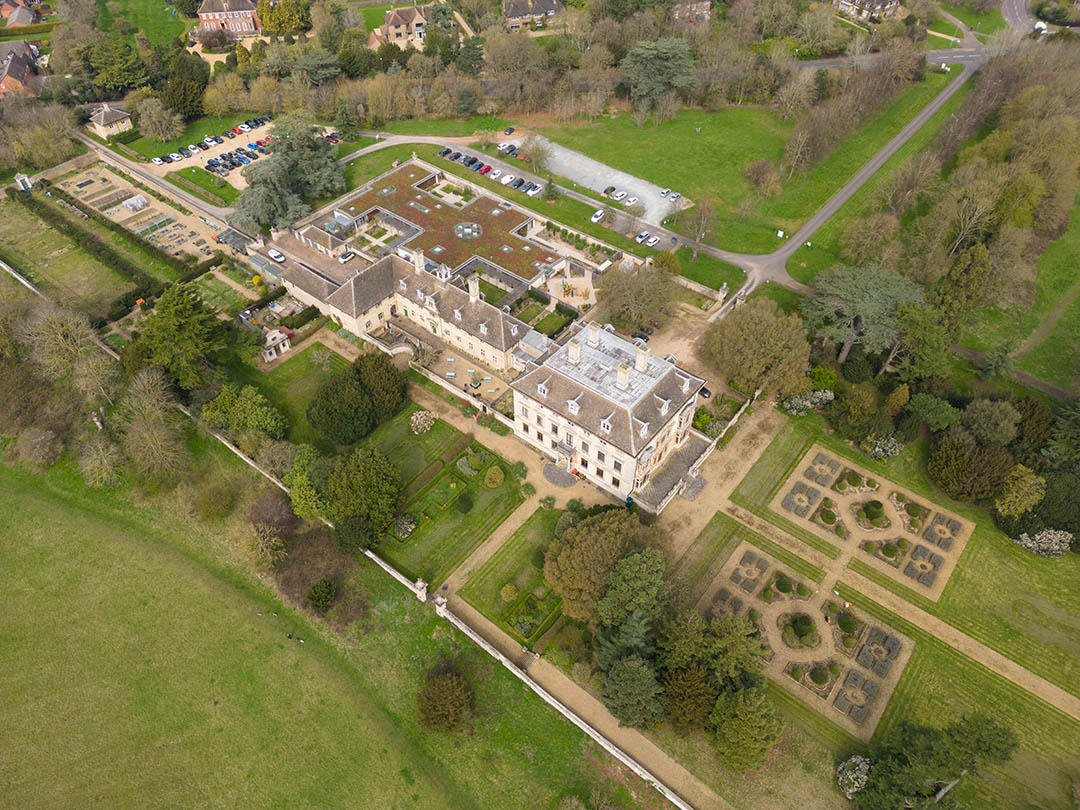 Thorpe Hall Peterborough Aerial View